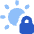 Brightness Lock Icon from Core Flat Set