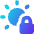 Brightness Lock Icon from Core Gradient Set