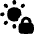 Brightness Lock Icon from Flex Solid Set