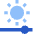 Brightness Slider Horizontal Icon from Sharp Flat Set