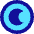 Dark Dislay Mode Icon from Sharp Pop Set
