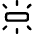 Light Fluorescent Ambient Icon from Core Line Set