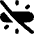 Light Fluorescent Ambient Off Disable Icon from Flex Solid Set