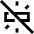 Light Fluorescent Ambient Off Disable Icon from Sharp Line Set