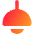 Lighting Decorative Ceiling Lamp Icon from Core Gradient Set
