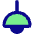 Lighting Decorative Ceiling Lamp Icon from Core Pop Set