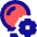Lighting Setting Gear Icon from Sharp Pop Set