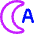 Night Bedtime Mode Auto Icon from Core Neon Set