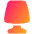 Table Lamp 2 Icon from Plump Gradient Set