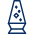 Lamp Lava Icon from Cyber Line Set