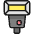 Photography Equipment Flash Light Icon from Ultimate Colors Set