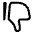 Dislike Icon from Solar Linear Set