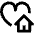 Favorite Heart Home icon - Free transparent PNG, SVG. No sign up needed.
