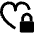 Favorite Heart Lock Icon from Nova Line Set | Free Download as SVG Vector and Transparent PNG | Streamline icons