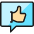 Like Chat Icon from Ultimate Colors Set