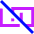Unlink Chain Horizontal Icon from Sharp Neon Set