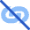Unlink Chain Horizontal Icon from Plump Flat Set