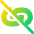 Unlink Chain Horizontal Icon from Plump Gradient Set
