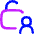 Child Unlock Person Icon from Flex Neon Set