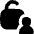 Child Unlock Person Icon from Flex Solid Set
