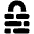 Encrypted Lock Icon from Plump Solid Set
