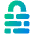 Encrypted Lock Icon from Plump Gradient Set