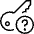 Key Lost Privacy Question Mark Icon from Ultimate Light Set