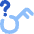 Key Lost Privacy Question Mark Icon from Flex Flat Set