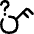 Key Lost Privacy Question Mark Icon from Flex Line Set