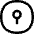 Keyhole Lock Circle Icon from Flex Line Set