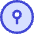 Keyhole Lock Circle Icon from Core Duo Set