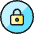 Lock Circle 1 Icon from Ultimate Colors Set