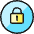 Lock Circle Icon from Ultimate Colors Set