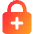 Lock Encryption Add Icon from Core Gradient Set