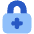 Lock Encryption Add Icon from Plump Flat Set