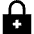 Lock Encryption Add Icon from Sharp Solid Set