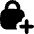 Lock Encryption Add Icon from Flex Solid Set