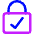 Lock Encryption Check Active Icon from Core Neon Set