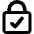 Lock Encryption Check Active Icon from Core Remix Set