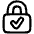 Lock Encryption Check Active Icon from Plump Line Set