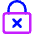 Lock Encryption Off Icon from Core Neon Set