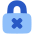 Lock Encryption Off Icon from Plump Flat Set