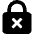 Lock Encryption Off Icon from Core Solid Set