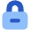 Lock Encryption Remove Icon from Plump Flat Set