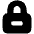 Lock Encryption Remove Icon from Plump Solid Set