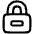Lock Encryption Remove Icon from Plump Line Set