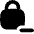 Lock Encryption Remove Icon from Flex Solid Set