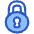 Padlock Circle 1 Icon from Plump Duo Set | Free Download as SVG Vector and Transparent PNG | Streamline icons