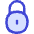 Padlock Circle 1 Icon from Flex Duo Set | Free Download as SVG Vector and Transparent PNG | Streamline icons