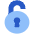 Padlock Circle 2 Icon from Plump Flat Set